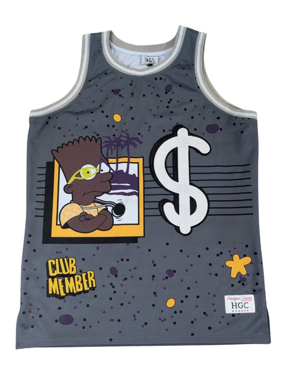 TISA Headgear Classics Bart Simpson Dollar Jersey 2XL